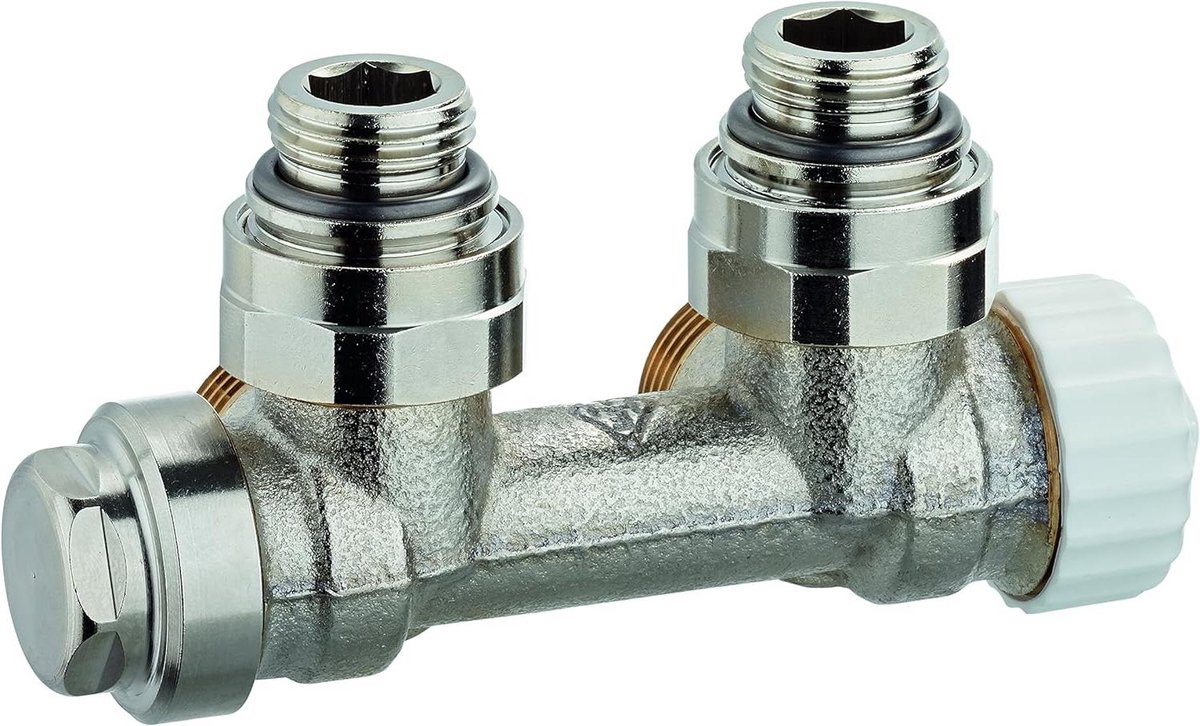 Thermostaatventielonderdelen - Verwarming Accessoires - Centrale Verwarming - Dubbel Pijp Systeem - R 1/2 Inch - Messing