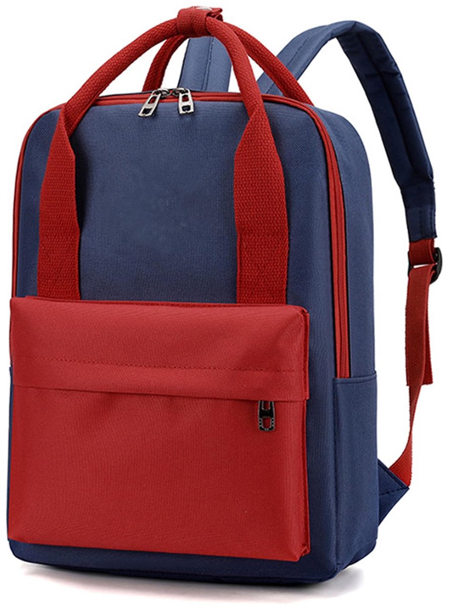 SnelShoppen - Reisrugzak 40x30x10 cm, Waterdichte Handbagage voor Vliegtuig, Laptopvak voor 14 inch, Dagelijkse Gebruik, Zakelijk, Weekendje Weg, Comp