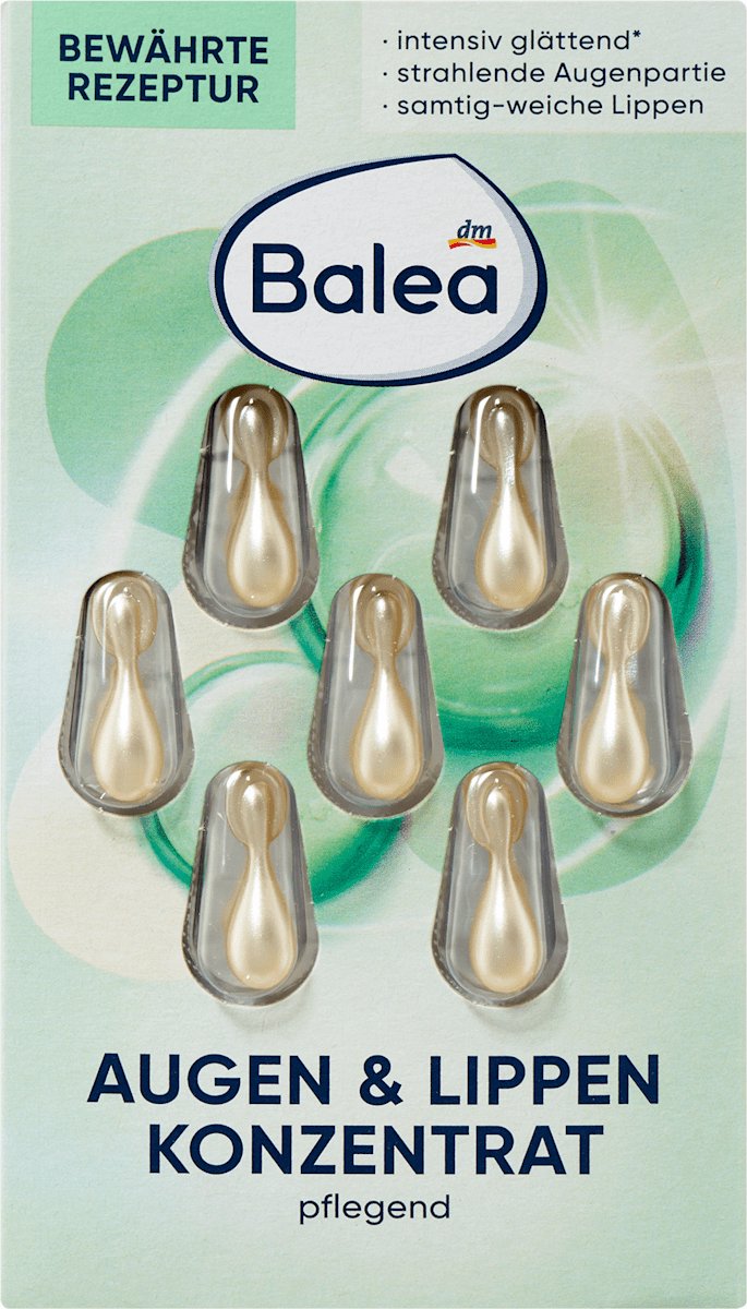 Balea Oog- en Lippenconcentraat – 7 Capsules