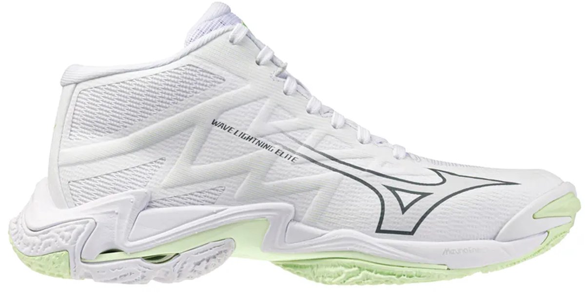 Mizuno Wave Lightning Elite Mid Indoor Sportschoenen Voor Dames Wit EU 36 1/2 Vrouw