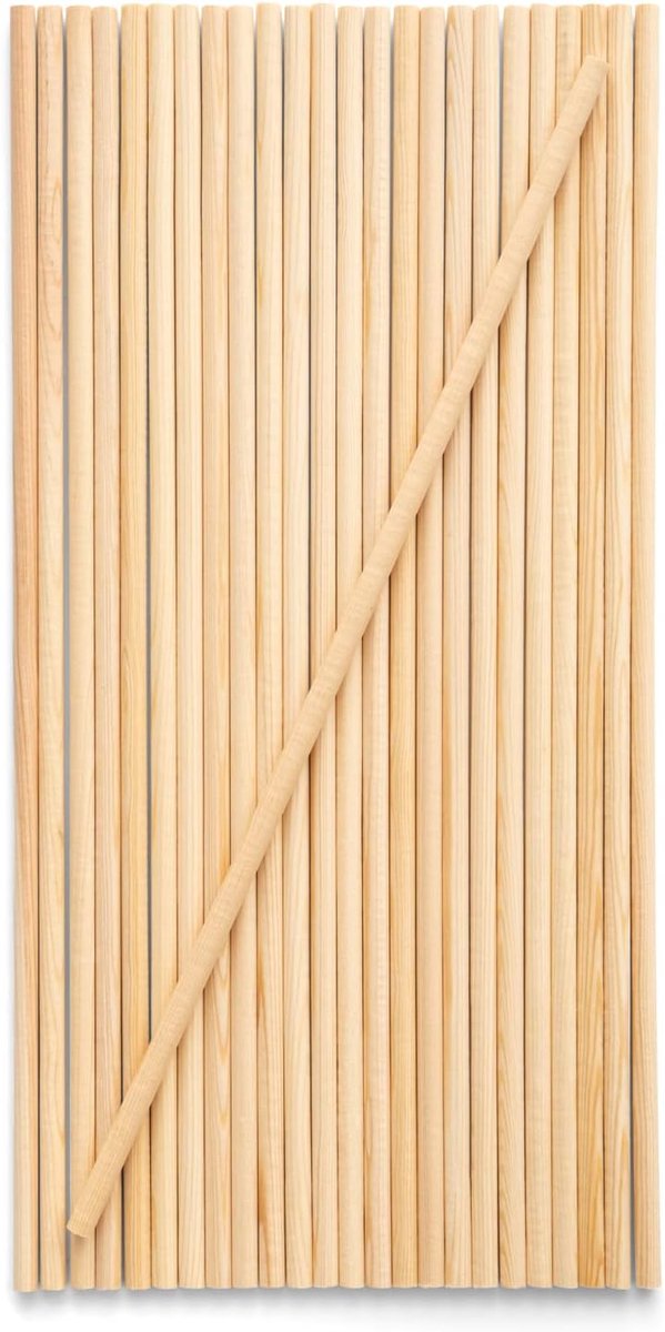 Houten Stokken · 50 cm x 10 mm
