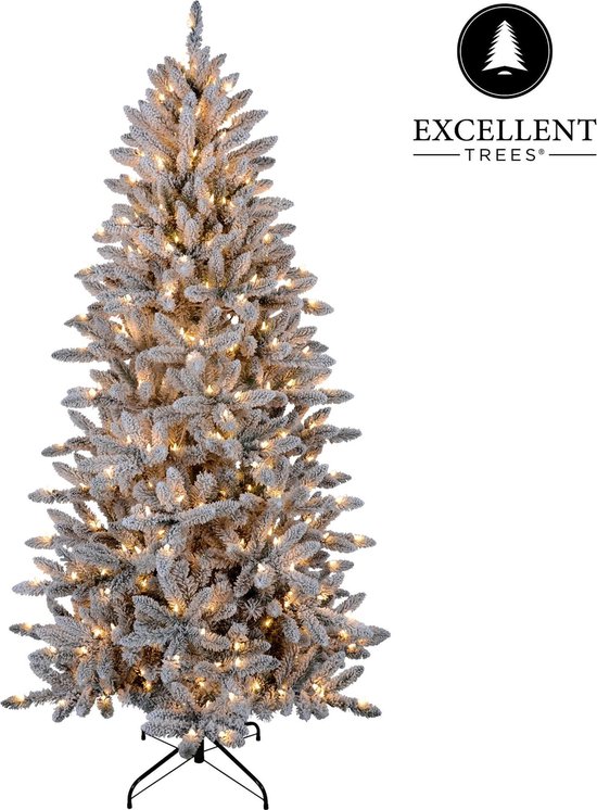 Kerstboom Excellent Trees® LED 150 cm met verlichting - Luxe uitvoering - 220... | bol.com