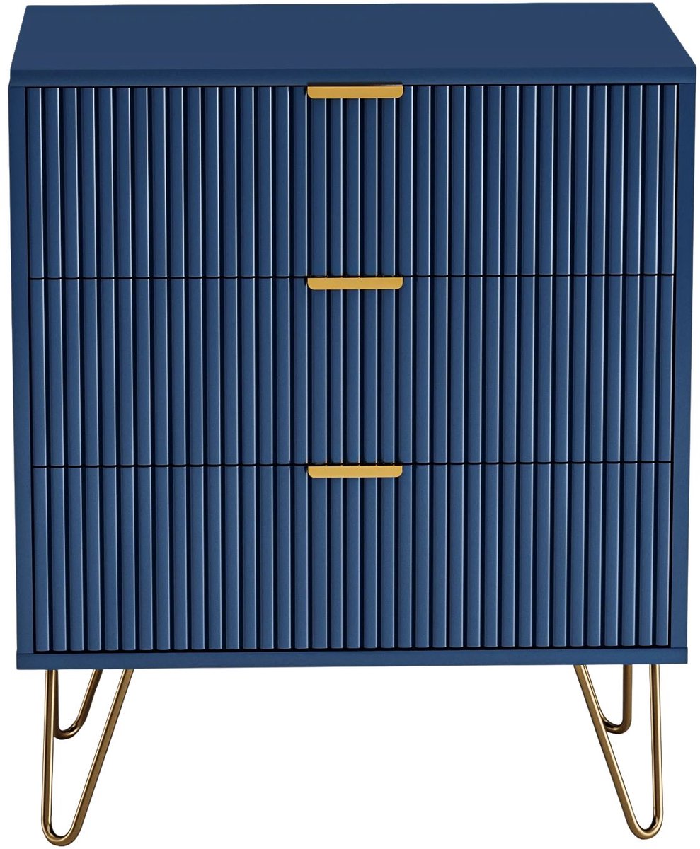 Ladekast 60 X 40 X 70 Cm - met 3 Lades, Lades, Hout - voor Woonkamer