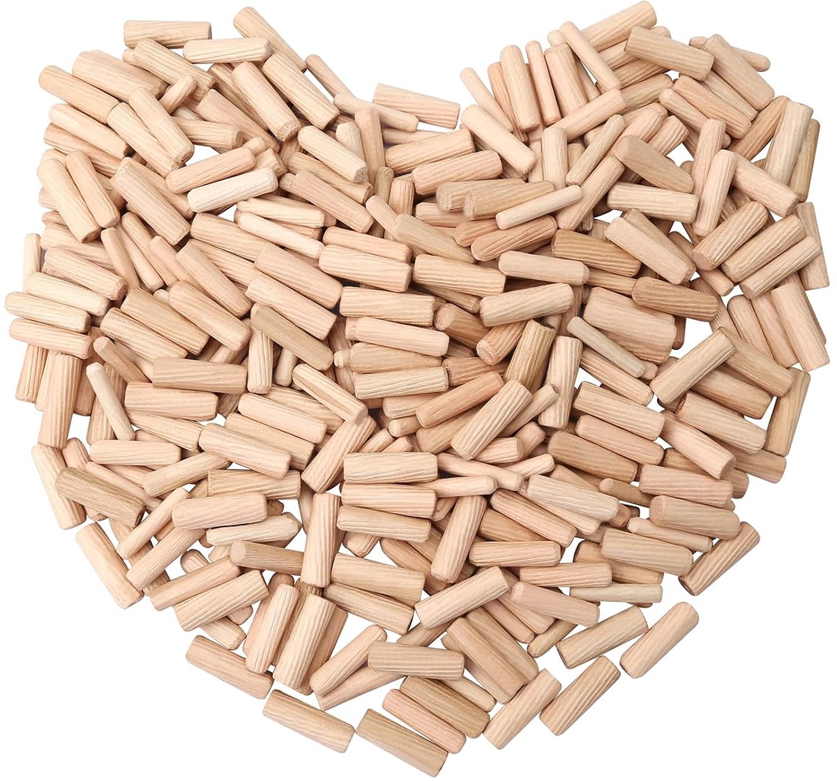 300 stuks gemengde plugpennen, 6 mm, 8 mm, 10 mm, elke maat 100 stuks, diverse pluggen voor handwerk, meubels, timmerman, doe-het-zelf houten pluggen