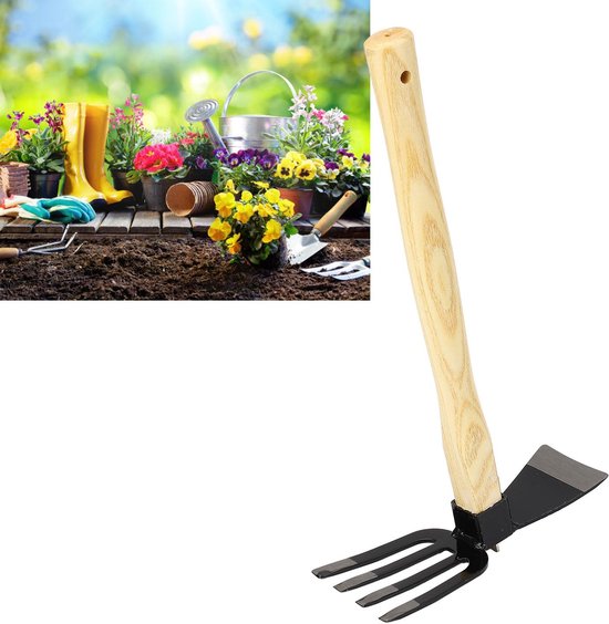 Hand Cultivator - Tuin Graver - Bodem Bewerken - Stevig Carbon Staal - 40 cm - Niet gespecificeerd — afbeelding 4