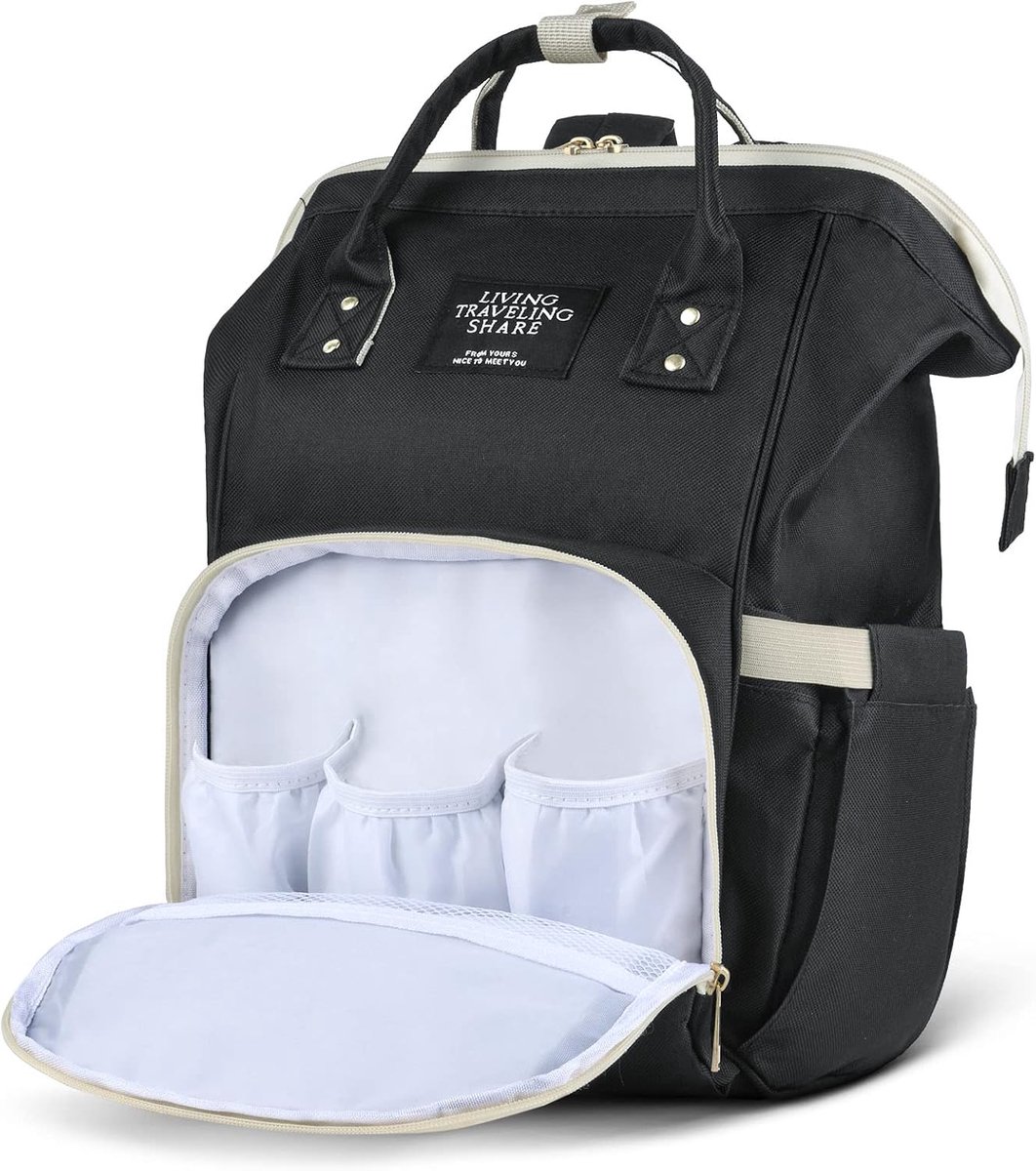 SnelShoppen - Vicloon Baby Diaper Backpack - Grote Capaciteit Luiertas - Multifunctionele Waterdichte Baby Rugzak - Maternity Bag voor Mama en Papa -