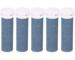 Thijox - 5 Pcs Voet Roller Heads Vervanging voor Emjoi Micro Pedi Nano - Quartz Steen Rollers voor Effectieve Verwijdering van Eelt en Ruwe Huid - 5.1