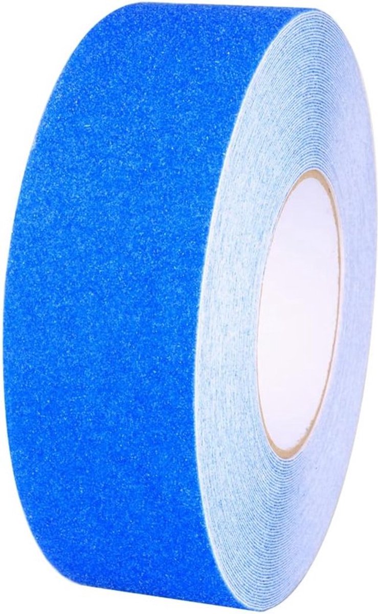 20m x 5cm Antislip Plakband, Antislip Tape voor Betere Grip, Sterk Klevende Veiligheidssticker voor Binnen- en Buitenveiligheid 65,6 ft x 2 inch, Blauw