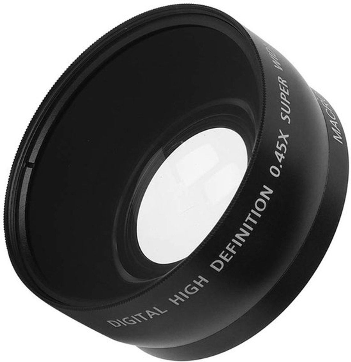 Geavanceerde 55mm Groothoek Macro Lens, 0.45x Vergroting, Bevestigen op 55mm Diameter Lenzen, Voorzijde Draad voor Filters, Korte Brandpuntsafstand, Groot
