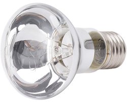 Reptiel Warmte Lamp 50W UVB UVA Koesteren Spot Light met Dag Nacht Kleur Simulatie voor Reptielen Amfibieën (75W)