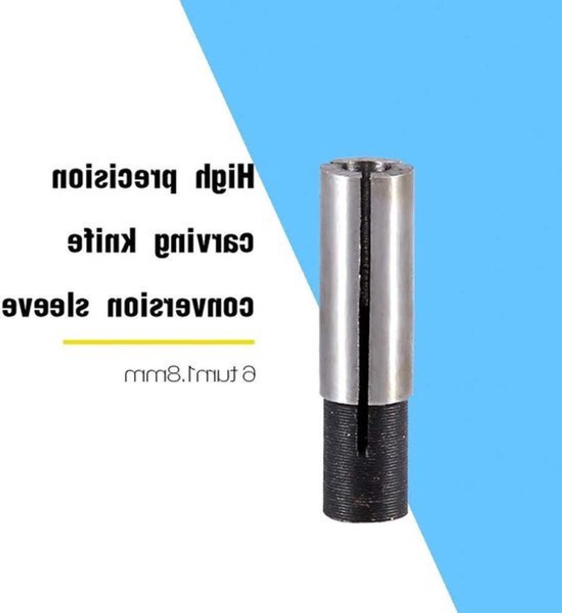 Precisie Graveren Bit CNC Router Tool Adapter Collet - 6mm tot 3.175mm voor Slijpen Graveermachine ER Collet