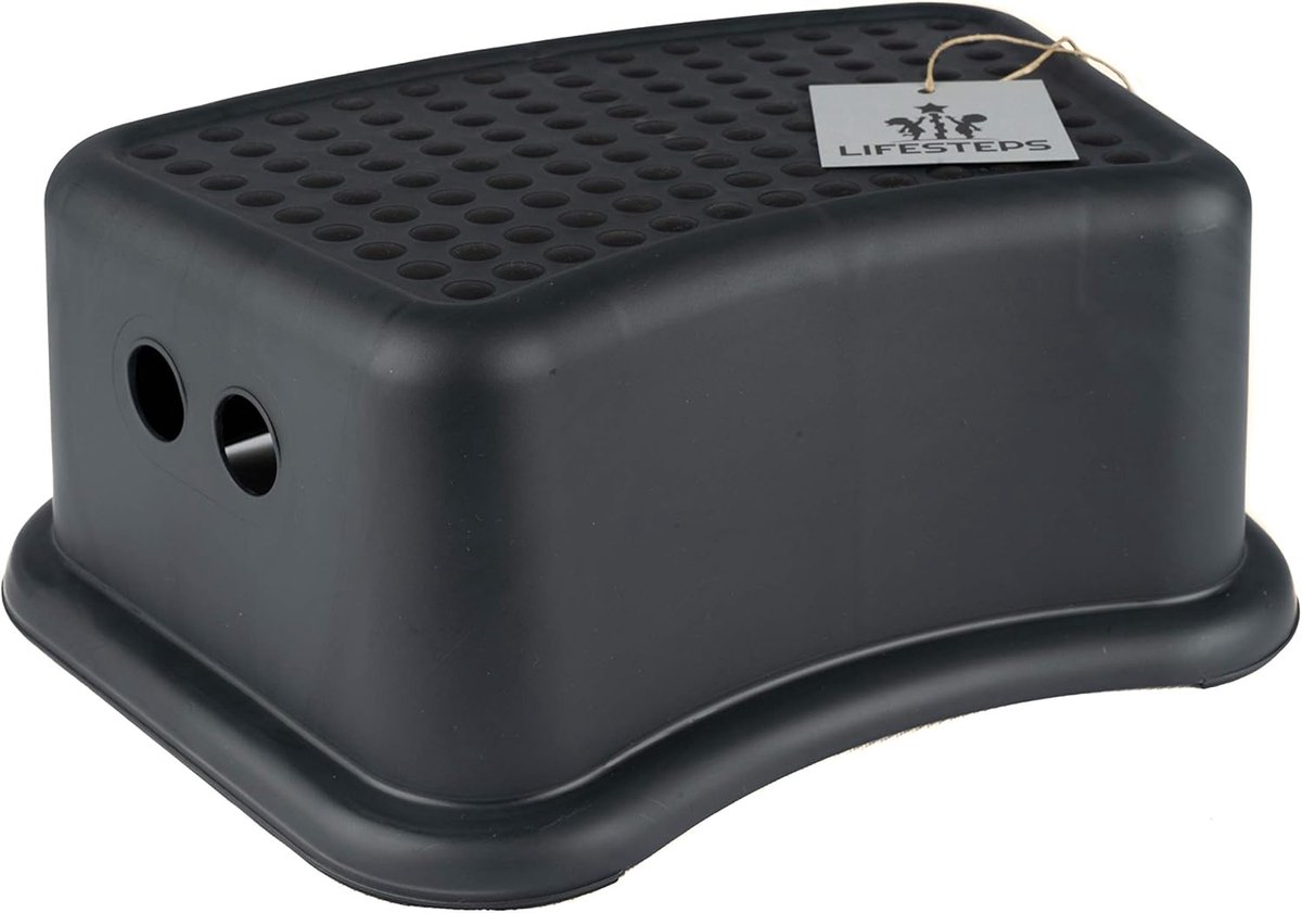 SnelShoppen - Step Stool met Antislip Functie voor Badkamer en Keuken - Kinderen, Veilig Klimmen, Rubber Voeten, Eenvoudig Te Reinigen, Compact, Ideaa