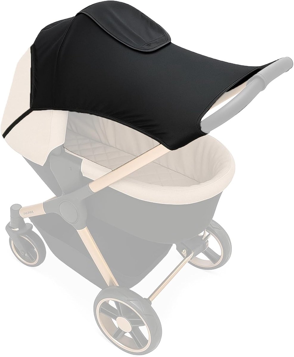 SnelShoppen - Passeggino Parasole - Reguleerbare Zonnescherm voor Kinderwagen - UV-Bescherming - Antivento en Antipolver - Eenvoudig te Installeren -