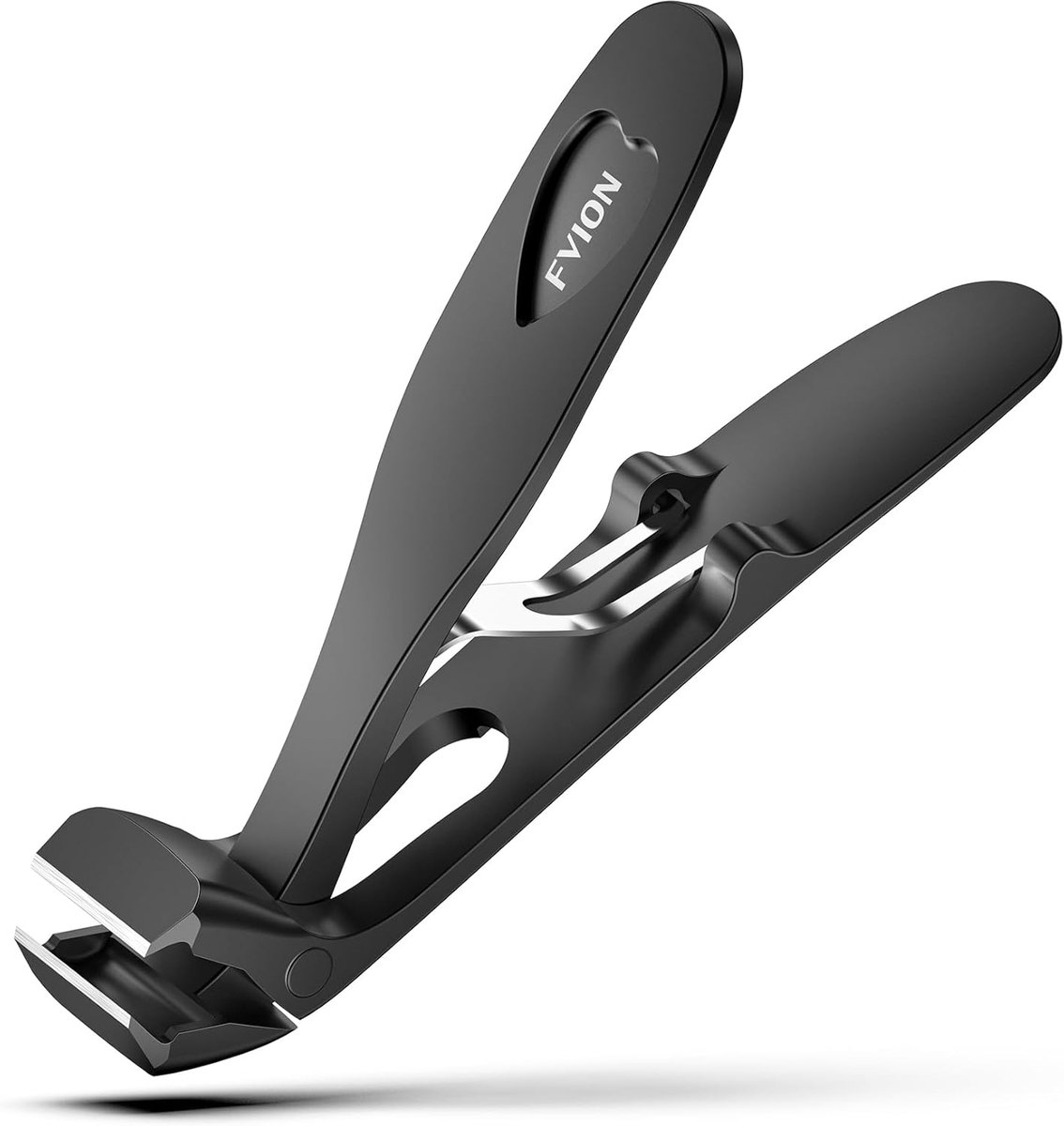 SnelShoppen - Ergonomische Nagelknipper voor Senioren - Gebogen Blad - Ideaal voor Dikke Teennagels - Inclusief Opruim Tray - Handige Nagelschaar voor