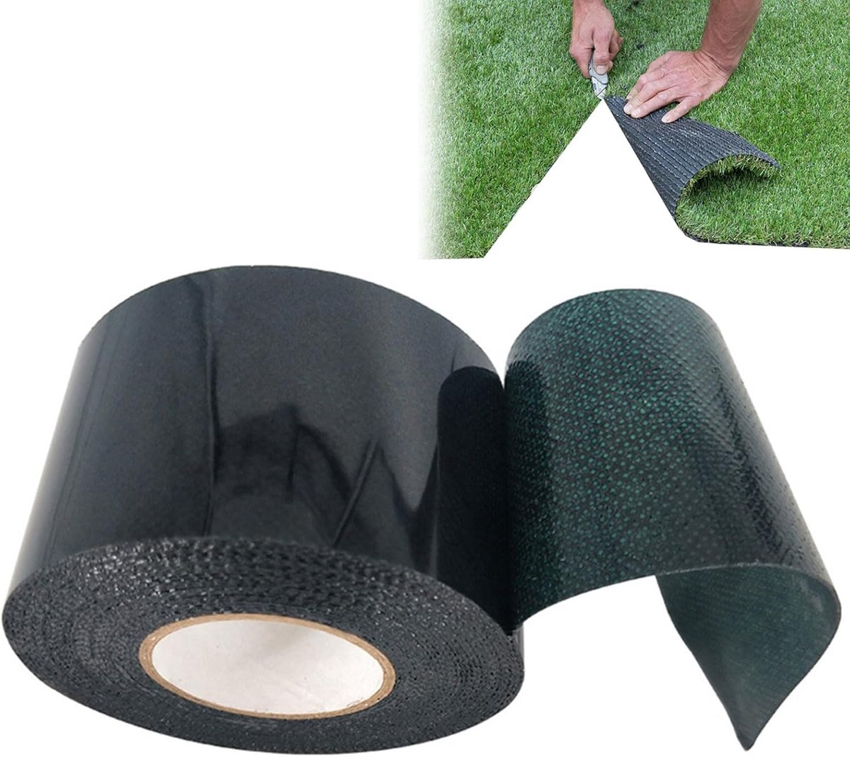 SnelShoppen - Kunstgras Tape, Kunstgras Lijm Tape, Kunstgras Naad Tape, 50 mm x 5 m, Dubbelzijdige Kunstgras Tape voor Tuin, Balkon, Patio, Entree, Wa