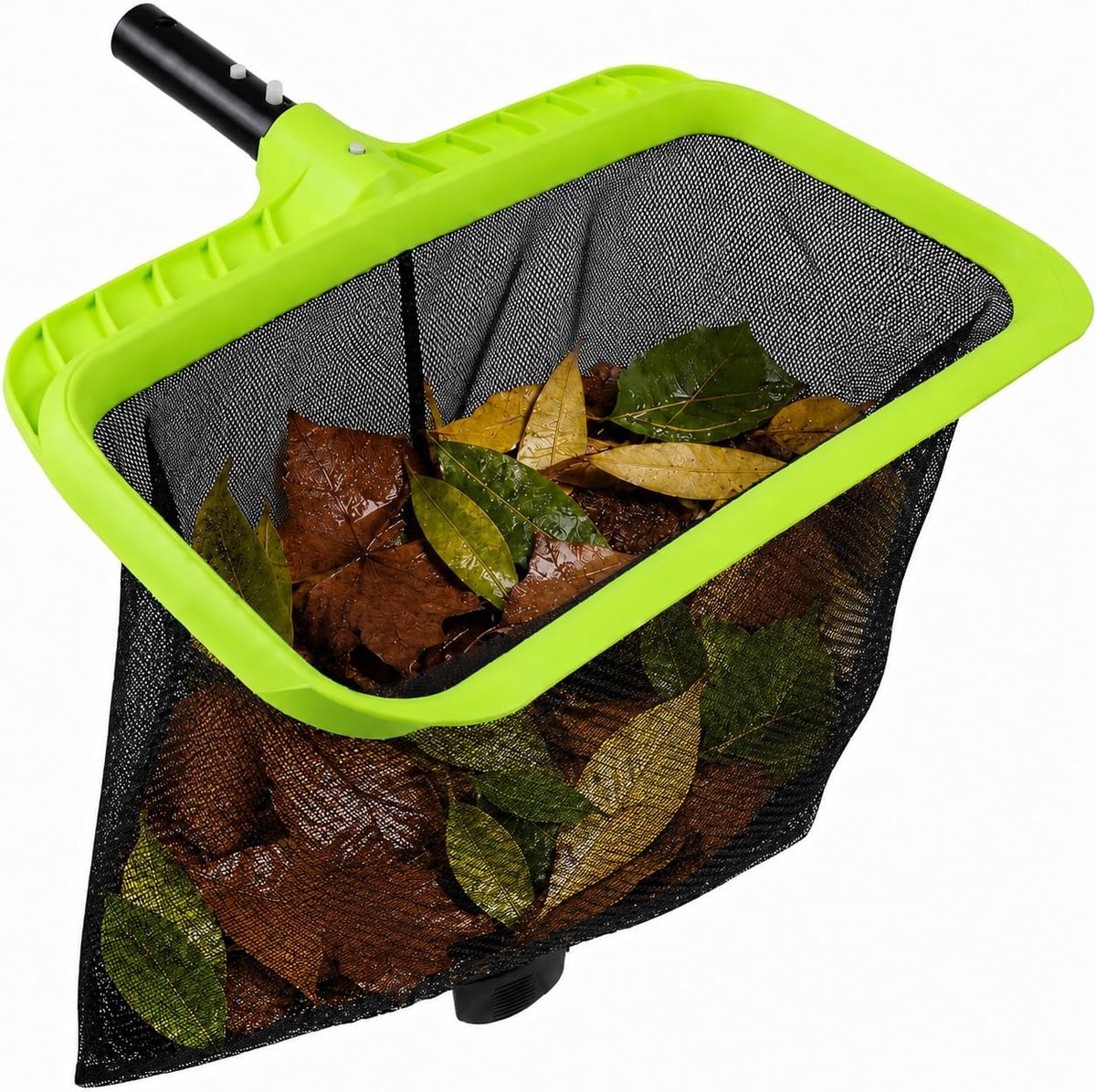 SnelShoppen - Extra Groot Zwembad Landing Net - Versterkt Kunststof Frame - Voor Zwembad, Vijver, Algen, Paddling Pool, Spa en Whirlpool