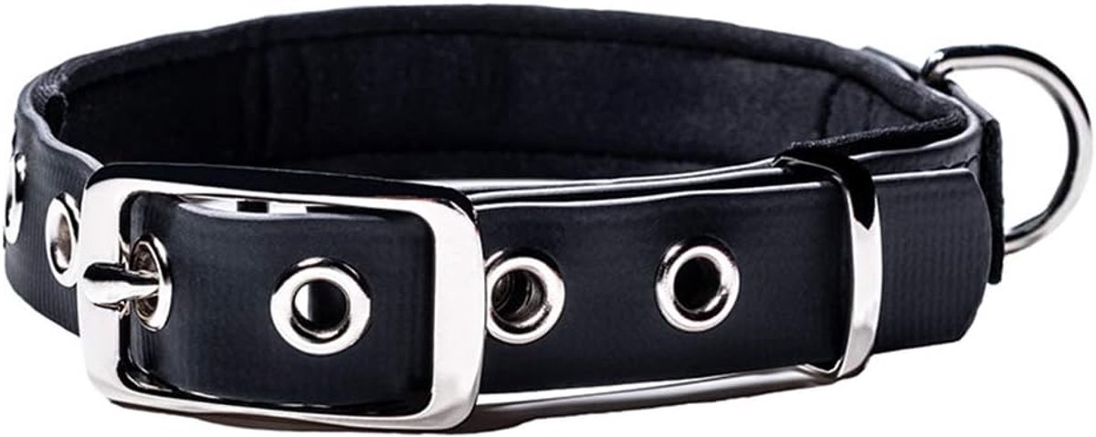 SnelShoppen - Comfortabele Hondenhalsband, Robuust en Weerbestendig, Geschikt voor Grote en Kleine Honden, Extra Slim Ontwerp, Trioflex Materiaal met
