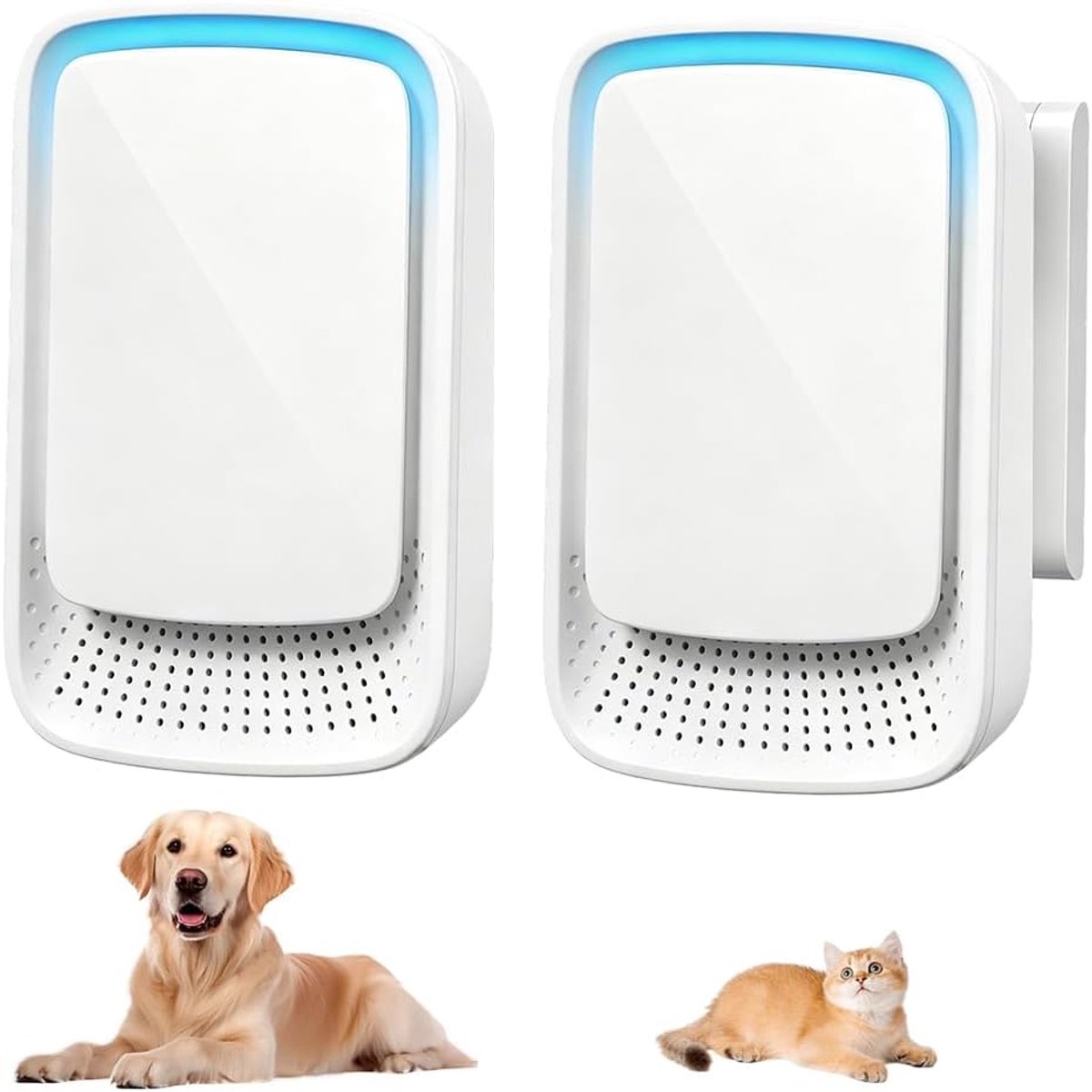 SnelShoppen - Luchtreiniger Mini Negatieve Ionengenerator Plug-in Draagbaar voor Slaapkamer, Effectieve Geurverdrijver voor Huisdieren, Compact en Sti