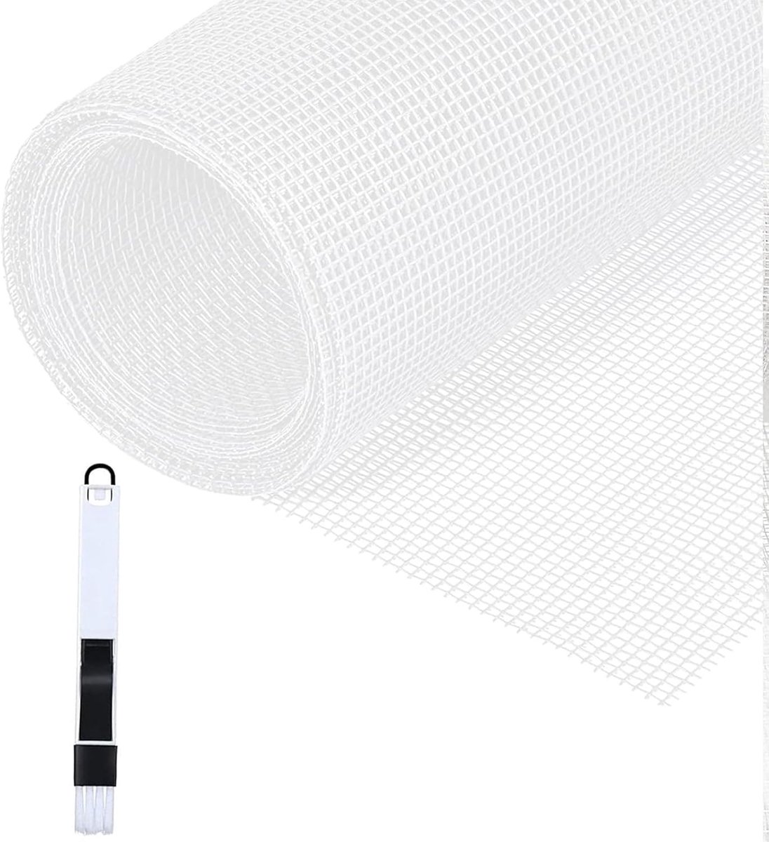 SnelShoppen - Fillis Insectenhor Raamhor Vliegenhor per Meter | Duurzaam Glasvezel Vliegengaas | Op Maat Geknipt Insectenwerend voor Raamdeur (Wit, 15