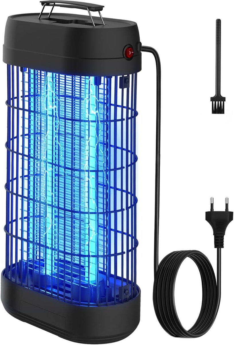 SnelShoppen - Muggenlamp 22W UV Elektrisch voor 100 m² - Anti-Insecten Muggenval voor Binnen en Buiten, Tuin, Terras, Zwembad, Slaapkamer, Keuken