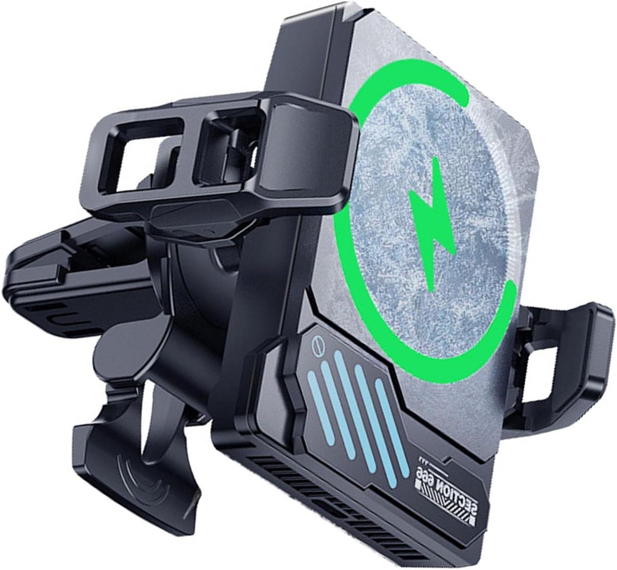 Telefoon Koeler - Auto Houder - Veilig Rijden - Halfgeleider Koeling - 86 x 63 x 22 mm - Zwart
