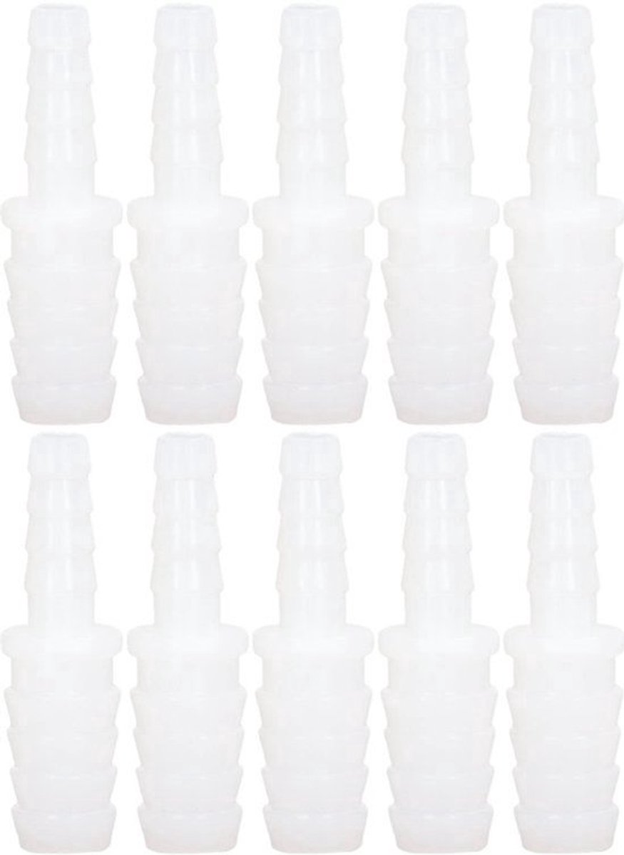 Plastic Slangfitting PE 6-9 mm - 10 Stuks - Compact en Duurzaam