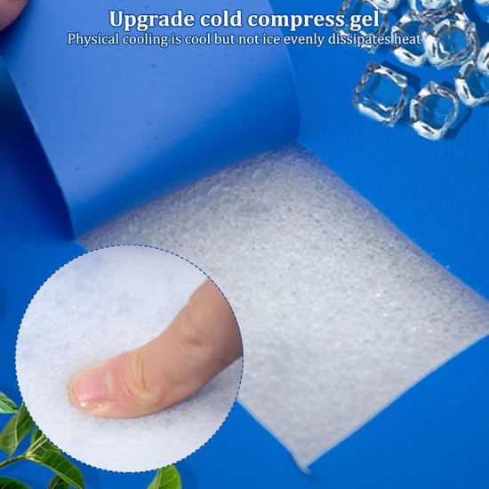 Gel Koelmat - Huisdier Mat - Koel en comfort - Directe verkoeling technologie - 2 stuks 30x40cm - Blauw — afbeelding 4