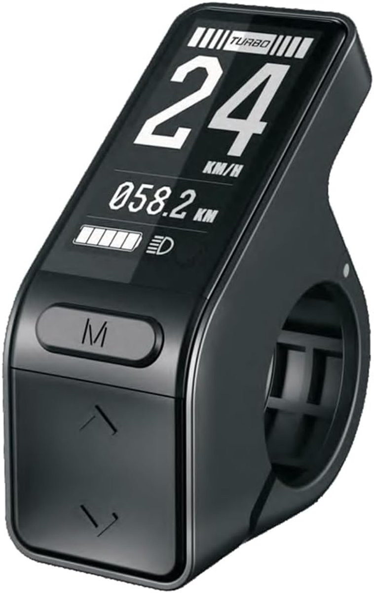 SnelShoppen - SW102 Display voor Bafang BBS01 BBS02 BBSHD - 33 mm OLED Boordcomputer voor E-bike, Elektrische Fiets, Pedelec - Ondersteuning, Navigati