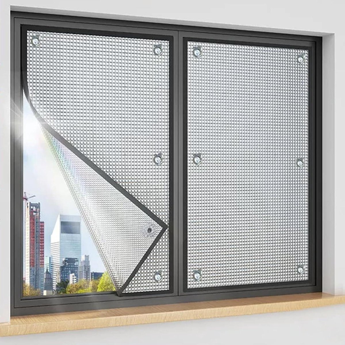 Verduisterende Raamfolie - Privacy Folie - Privacy Creëren - 100% Lichtblokkade - 160x260c
