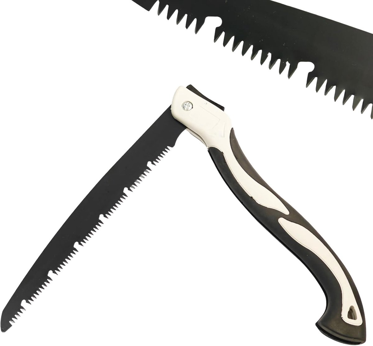 SnelShoppen - Opvouwbare Snoeizaag 12 Inch Handzaag met Vervangend Mes en Veiligheidsslot - SK5 Koolstofstaal - Perfect voor Camping, Bushcraft, Tuini