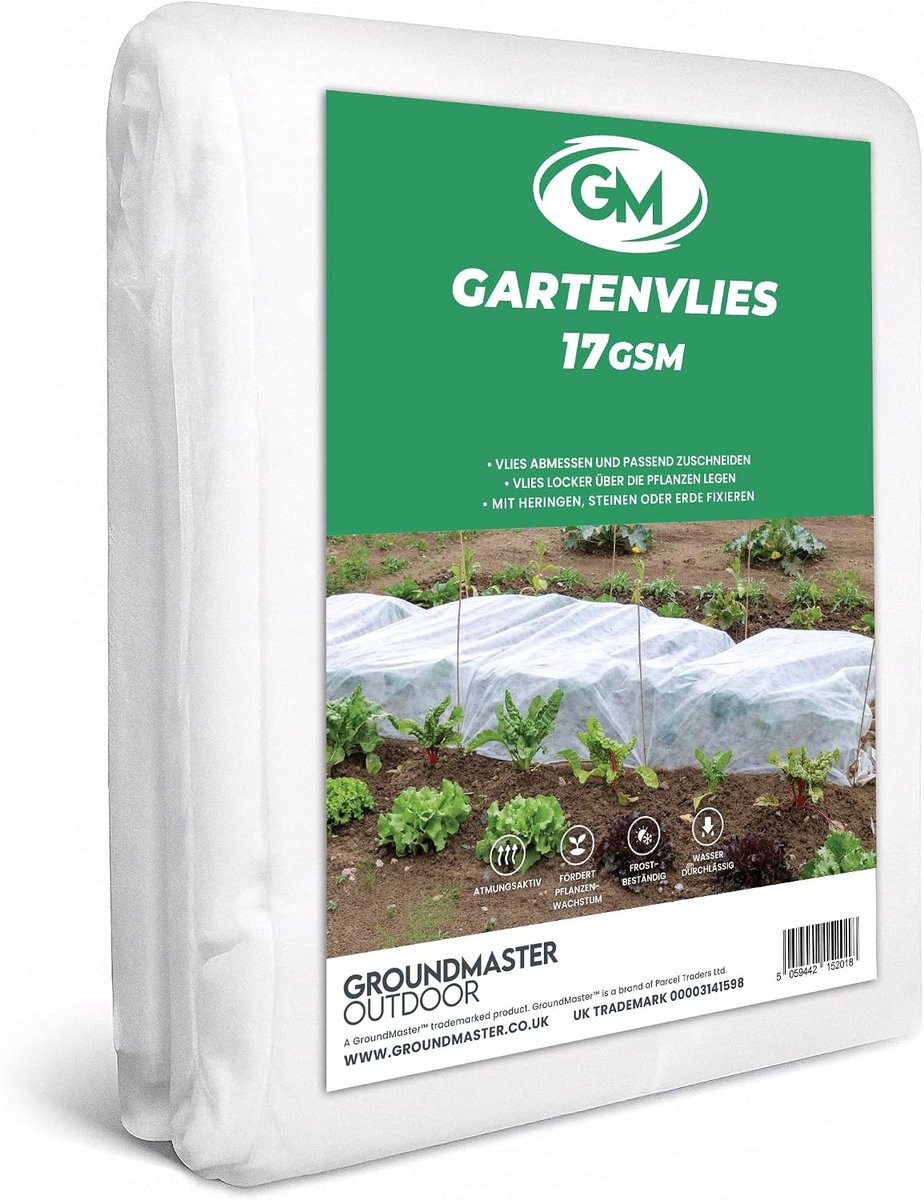 SnelShoppen - Tuinfleece Waterdoorlatend 1.5 x 10 M - Beschermende Fleece voor Planten tegen Vorst - Ademend en UV-bestendig Tuinbedekking