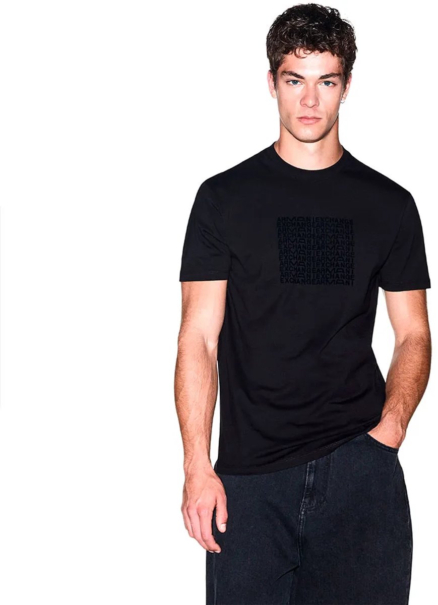 Armani Exchange Xm003044_af21323 T-shirt Met Korte Mouwen Zwart XL Man