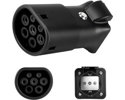 SnelShoppen - V2L Adapter voor Voertuigen - Type 2 naar Schuko - Compatibel met PHEV en EV - Voertuig-naar-Laadadapter voor Externe Stroomvoorziening