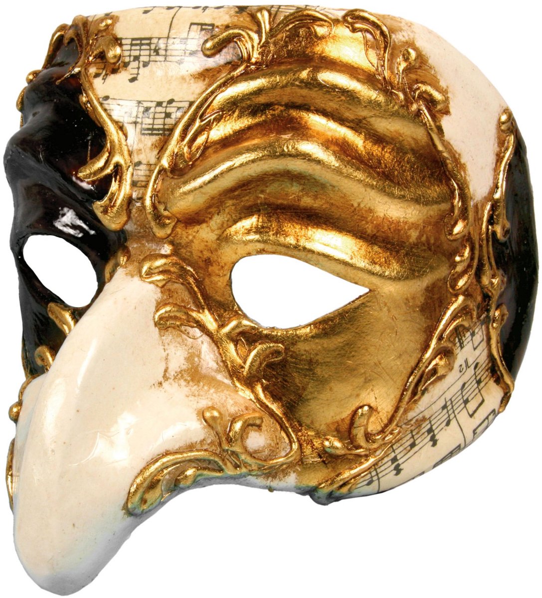 Pulcinella Schaak Muziek - Venetiaans Masker