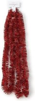 Kerstslinger rood 270 cm - Guirlande folie lametta - Rode kerstboom versieringen