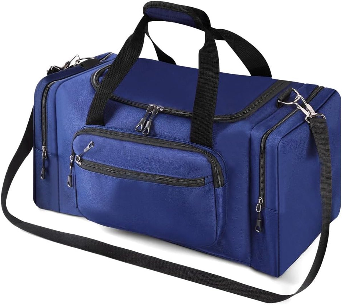 SnelShoppen - Ruime Sporttas 35L voor Mannen en Vrouwen met Schoencompartiment, Waterdichte Duffle Bag voor Reizen, Weekend, Gym en Sportactiviteiten