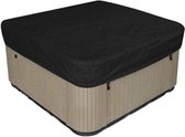 Hot Tub Afdekking - Spa Cover - Buiten Beschermen - Waterdicht UV-bestendig - 220x220x30cm - Zwart