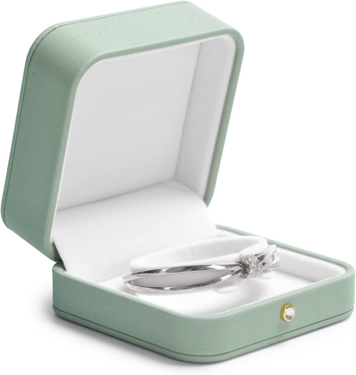 SnelShoppen - Bracelet Holder Box - Groene Armbandhouder - Sieraden Opbergdoos - Juwelen Stand voor Armbanden - Perfect als Verjaardagscadeau of Valen