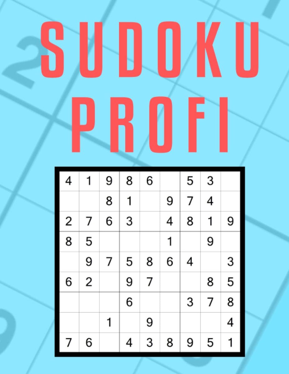 SnelShoppen - Sudoku Profi: 1000 Schwere bis Extreme Rätsel voor Denksportliefhebbers, Perfect voor Thuis en Reizen, Ideaal voor Volwassenen en Kinder