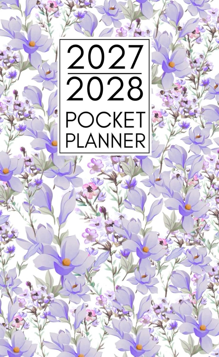 SnelShoppen - Pocket Planner 2027-2028 - Kleine 2 Pocket Kalender voor Handtas - Compact en Handig - Ideaal voor School, Werk en Dagelijkse Plannen