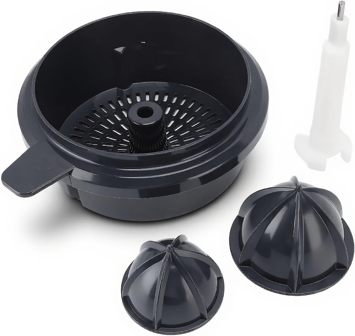 SnelShoppen - Juicer Sinaasappeldrukzeef voor TM5 TM6 - Multifunctioneel Accessoire voor Sap, Koken en Mengen - Oranje, Verbeterde Compatibiliteit voo