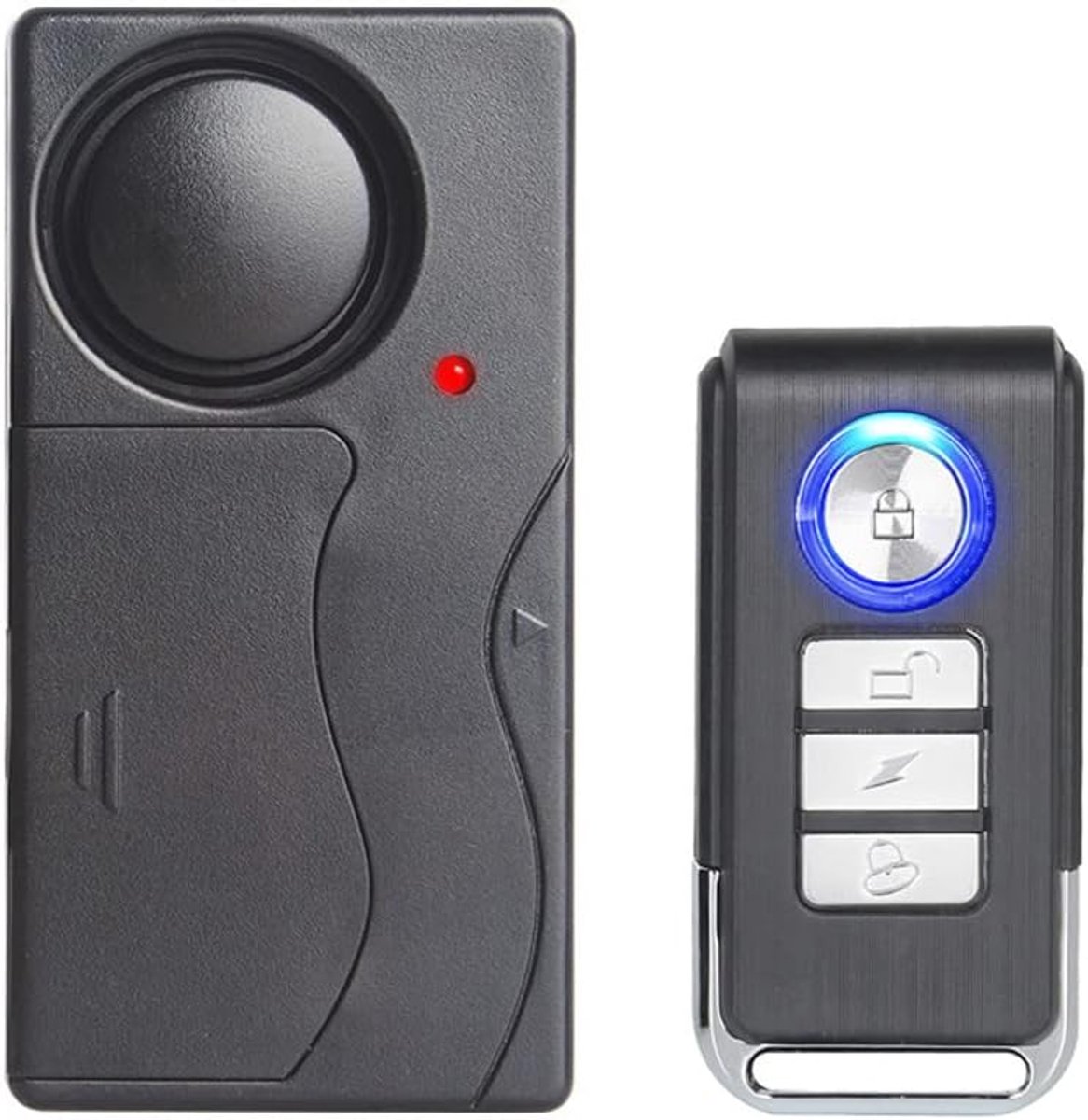 SnelShoppen - Draadloos Diefstal Alarm 110dB Verstelbare Gevoeligheid | Beweging Sensor Beveiligingssysteem voor Deuren, Ramen, Fietsen, Motoren en Ca