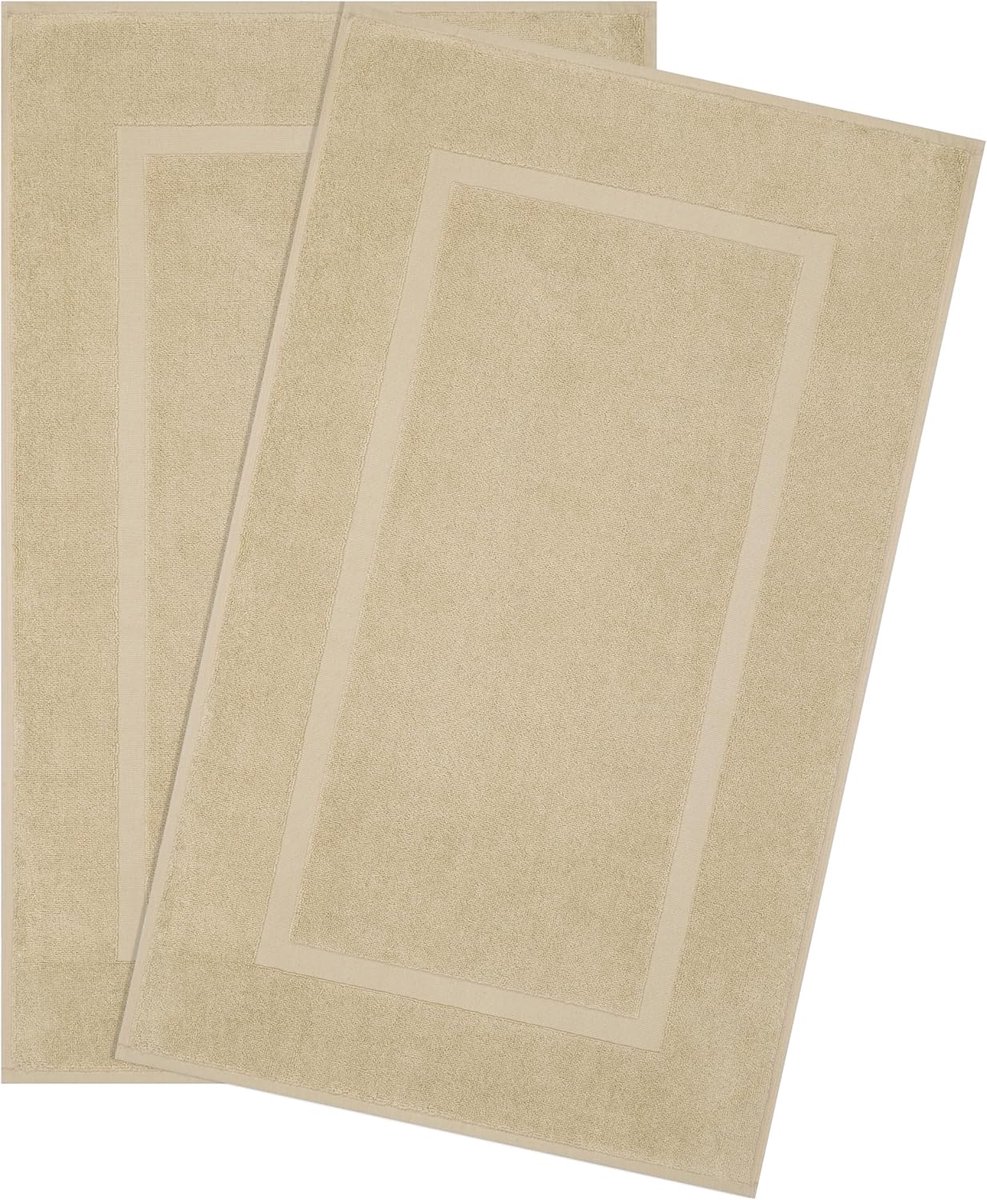 SnelShoppen - Hammetex Badmat Set van 2 Stuks, 100% Katoen, 900 GSM, Absorberend & Wasbaar, 51x86 cm, Ideaal voor Badkamer of Gastentoilet