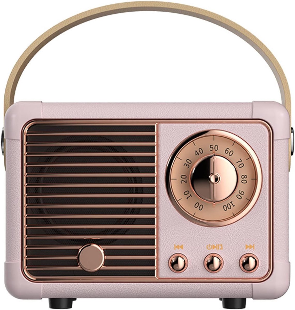 SnelShoppen - Retro Bluetooth Speaker - Vintage Draagbare Speaker met Antieke Stijl - Draadloze Bluetooth 5.0 Verbinding - Loud Volume - TF Card, U Di