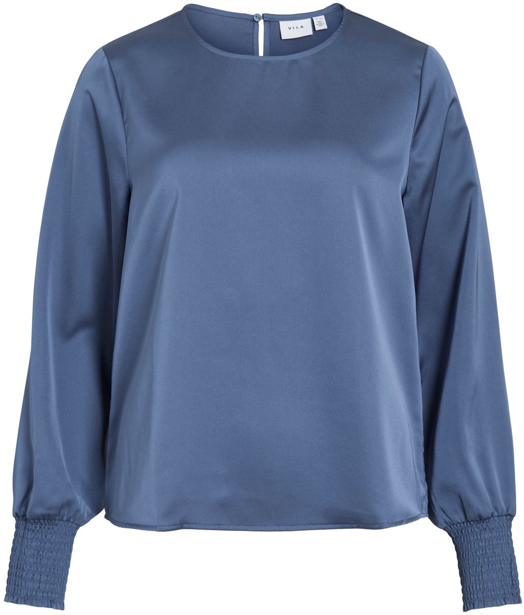 VILA Top met lange mouwen VIELLETTE ronde hals