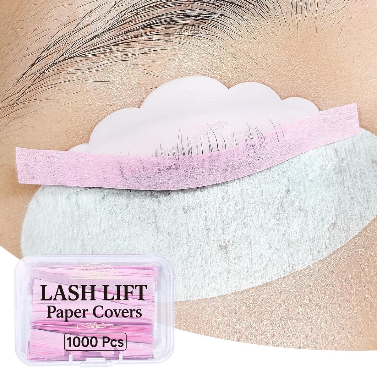 SnelShoppen - 1000 Stuks Herbruikbare Wimperlifting Tapes - Eyelash Lifting Pads - Voorkomt Wimper Slip - Beauty Tool voor Perfecte Wimperlift