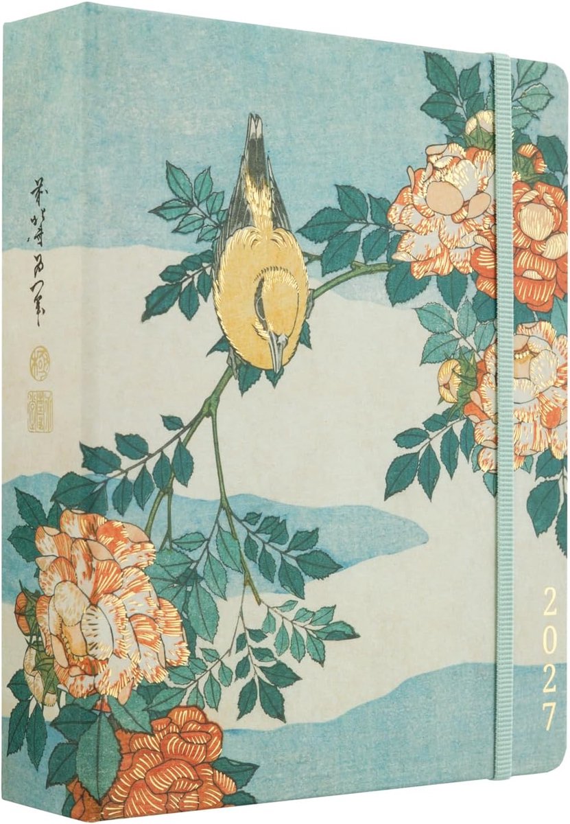 SnelShoppen - Academische Agenda 2026-2027 Weekoverzicht - Hokusai - Mid Year Planner - Aesthetic Stationery - Japanse Kunst - Weekplanner voor School