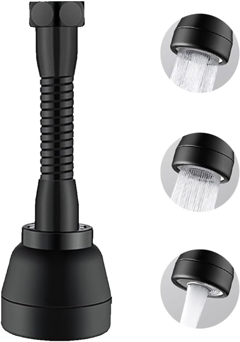 Kraanopzetstuk 360 Graden Draaibaar - Waterbesparende Keukenkraanverlenging met Universele Adapter
