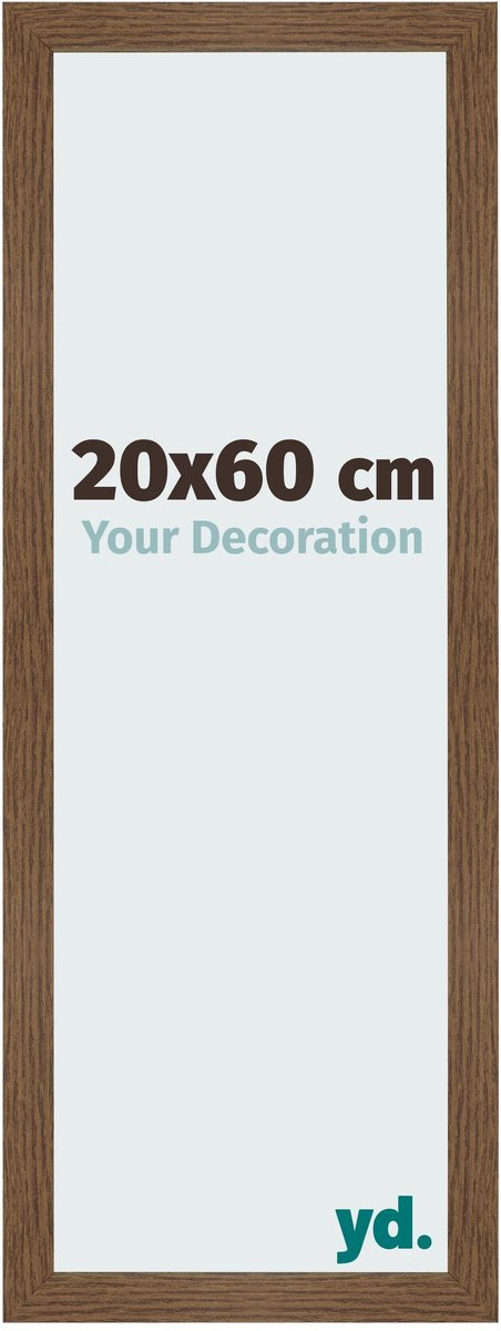 Your Decoration - Fotolijst 20x60 cm - MDF - Eiken Rustiek - Bologna