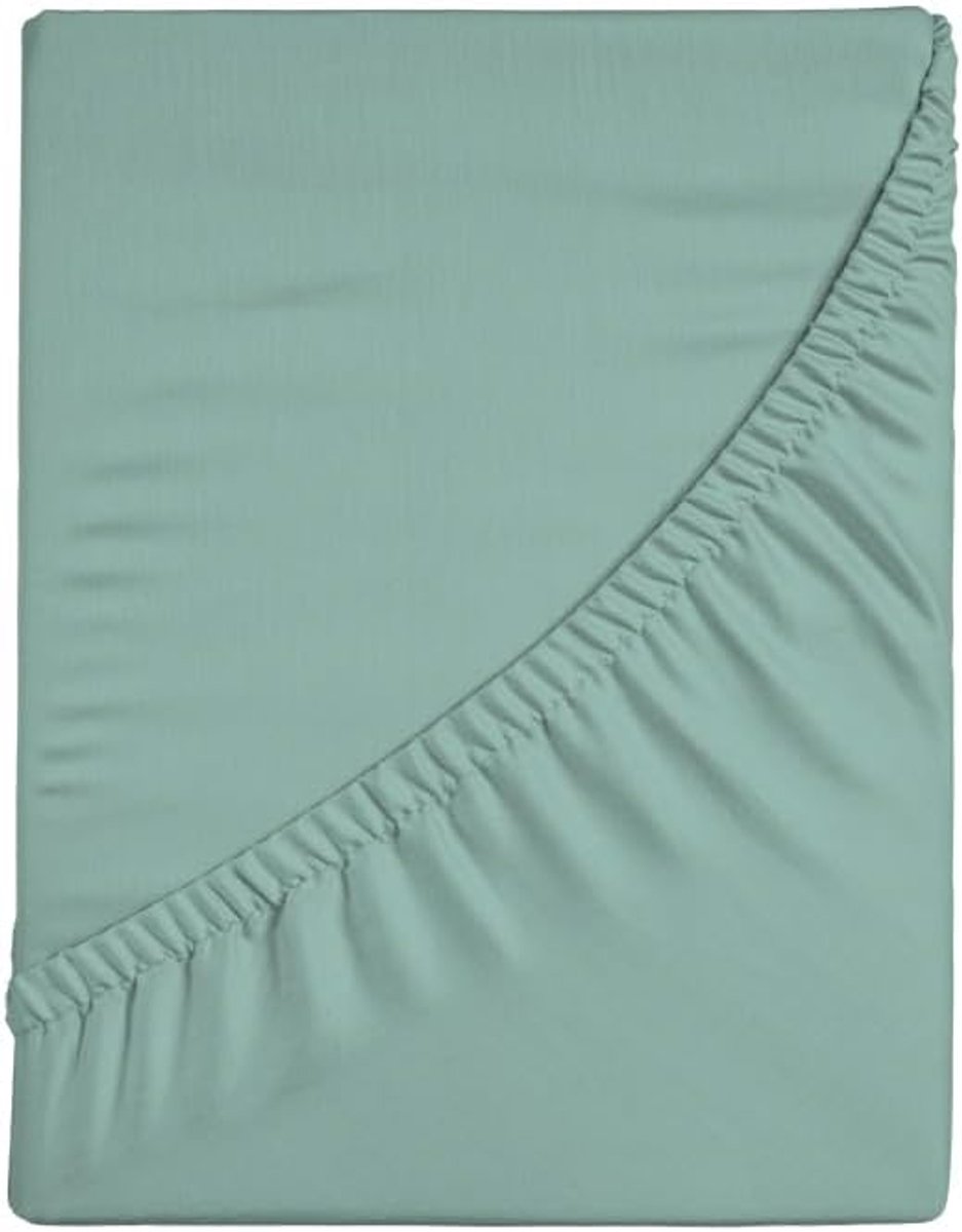 SnelShoppen - Fitted Sheet Enkelbed 100% Katoen - Maxi Hoek 30cm - Effen Kleur - 90x200cm - Geschikt voor Ochtend, Avond en Slaapkamer